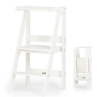 Tour pliante pour tout-petits - Blanc