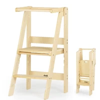 Tour pliante pour tout-petits - Naturel