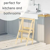 Tour pliante pour tout-petits - Naturel