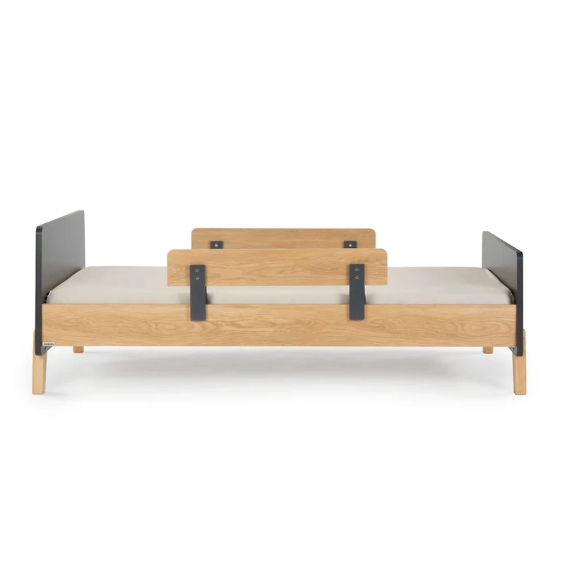 Fun Twin Bed - Graphite/Red Oak (2 Boxes)