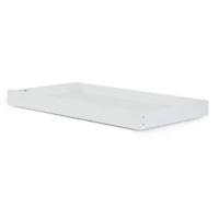 Lit Simple Gigogne de rangement pour lit simple amusant - Blanc