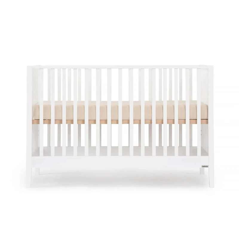 Lala 3-In-1 Convertible Crib - White