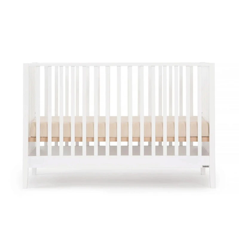 Lala 3-In-1 Convertible Crib - White
