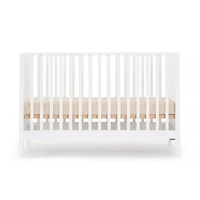 Lala 3-In-1 Convertible Crib - White