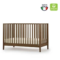 Lala 3-In-1 Convertible Crib - Walnut