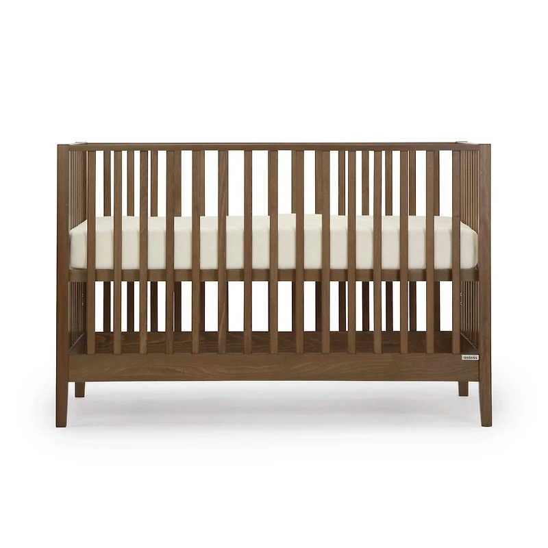 Lala 3-In-1 Convertible Crib - Walnut