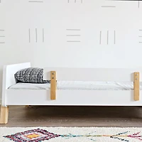Muse Toddler Bed - White/Natural