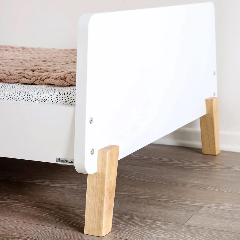 Muse Toddler Bed - White/Natural