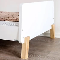 Muse Toddler Bed - White/Natural