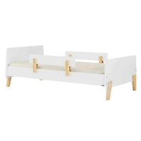 Muse Toddler Bed - White/Natural