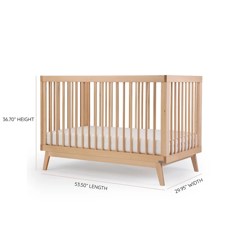Soho 3-in-1 Convertible Crib - Natural