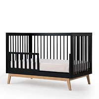 Soho 3-in-1 Convertible Crib - Black / Natural