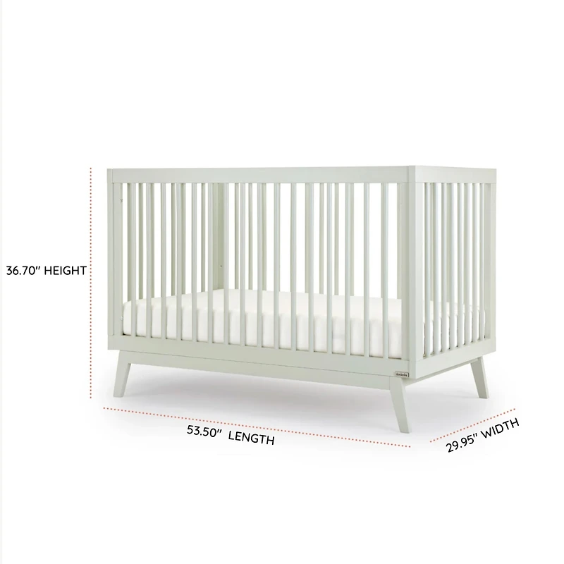 Couchette convertible 3-en-1 Soho - Sauge