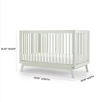 Couchette convertible 3-en-1 Soho - Sauge