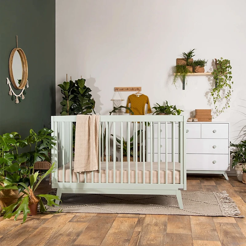 Soho 3-in-1 Convertible Crib - Sage