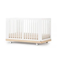 Spirit 8-In-1 Convertible Crib - White/Natural