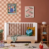 Spirit 8-In-1 Convertible Crib - White/Natural