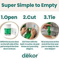 Recharges pour Poubelle à Couches Dekor Eko Plus | Paquet de 2