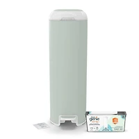 Diaper GeniePlatinum Pail - Sage (18 bags)