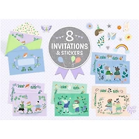 Invitations(8) Animal Fanfare