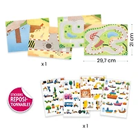  Stickers Lift-up - Vehicles