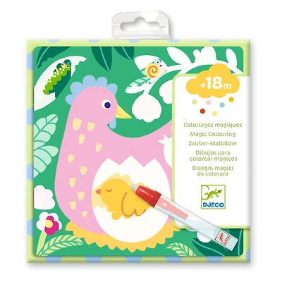 Magic Colouring - Peekaboo! Garden Baby Animals
