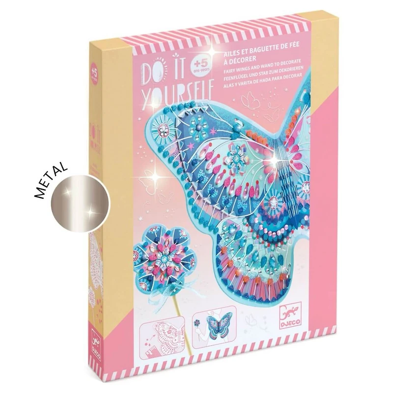 Fairy Wings and Wand to Decorate 