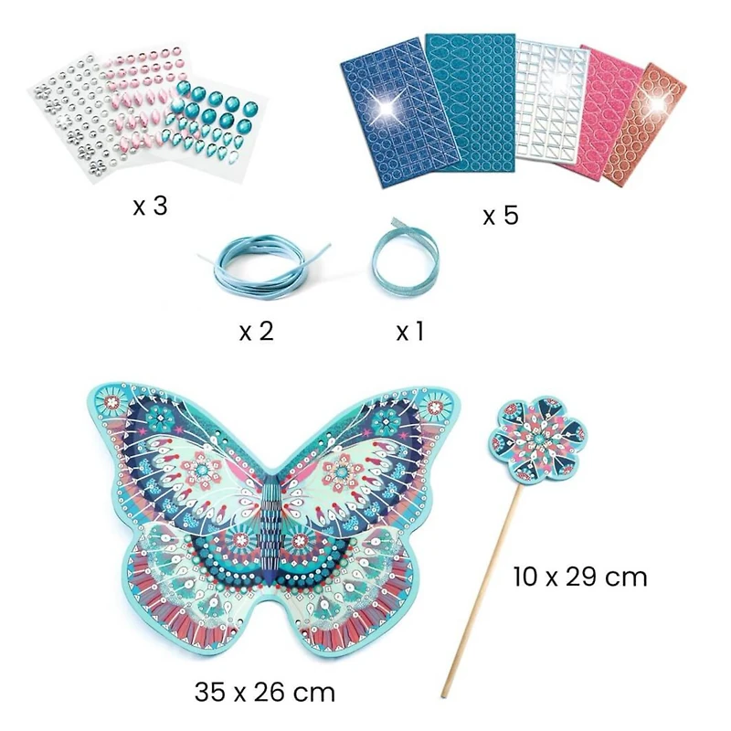 Fairy Wings and Wand to Decorate 