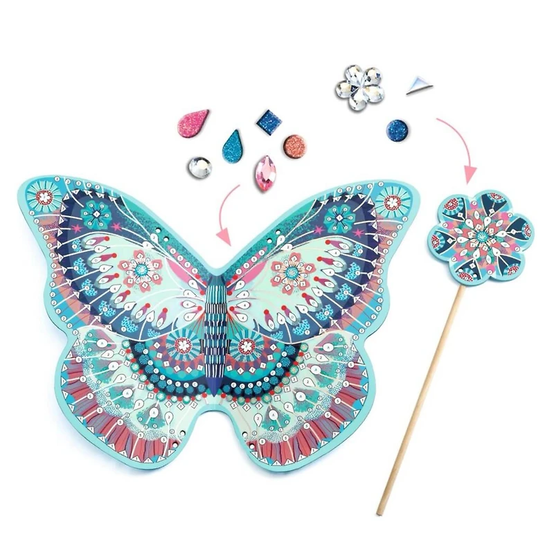 Fairy Wings and Wand to Decorate 