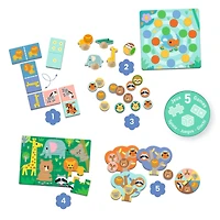 5 Games - Savannah Animals 
