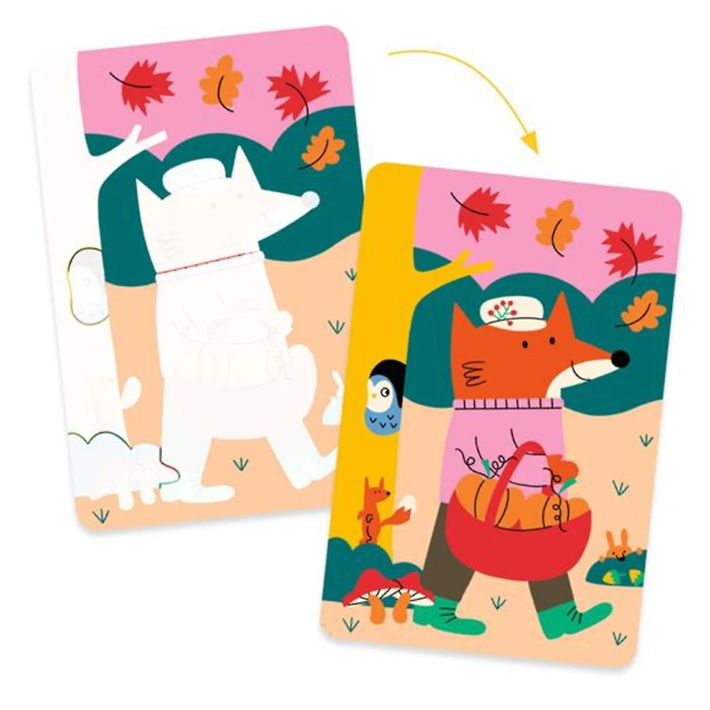 Coloriage à L'Eau - 4 Saisons