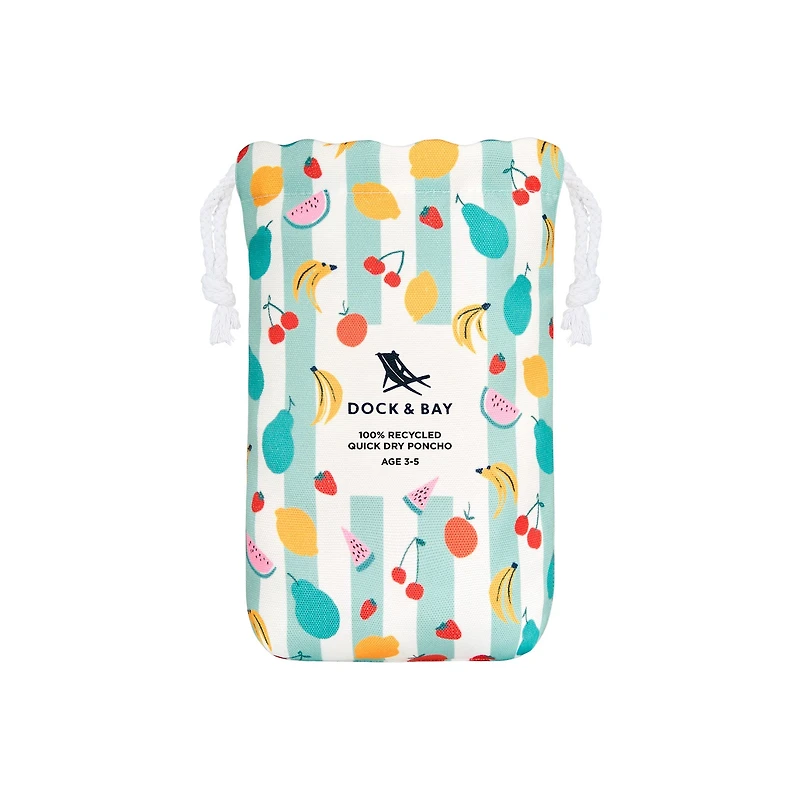 Poncho 3-5ans - Fruits