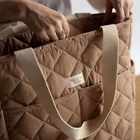 Convertible Quilted Backpack