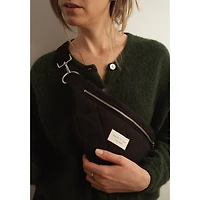 Sac Banane Matelassé - Noir / Noir