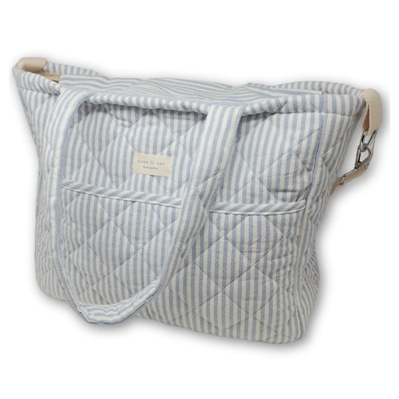 Sac À Couches- Rayé Bleu