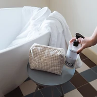 MAMA Pouch - Gingham Beige