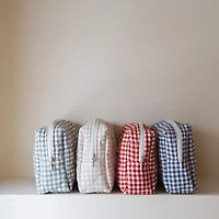 MAMA Pouch - Gingham Beige