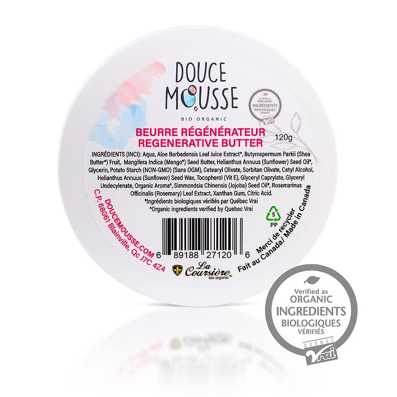 Beurre Régénérateur Biologique 120g