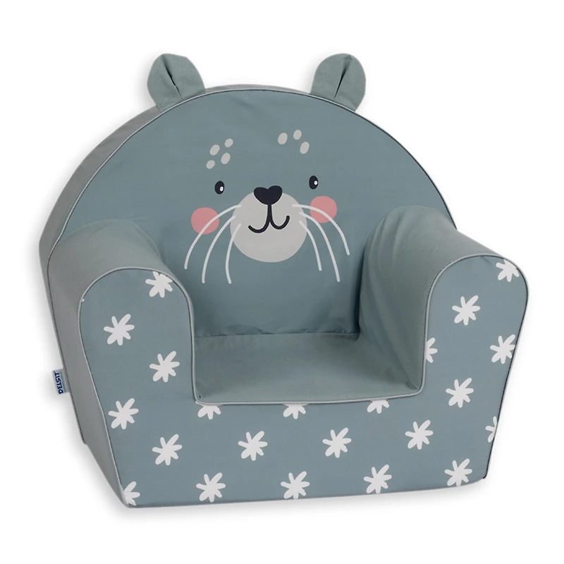 Armchair with Ears - Kitten Blue