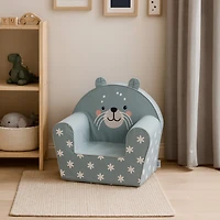Armchair with Ears - Kitten Blue