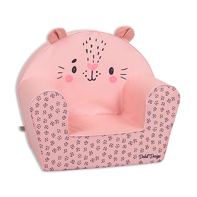 Kitty Armchair With Ears - Pink