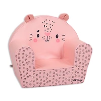 Kitty Armchair With Ears - Pink