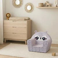 Armchair Wiht Ears - Raccoon