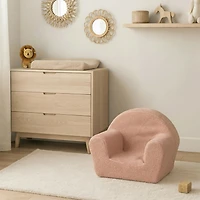 Fauteuil pour Enfant - Bouclé Rose