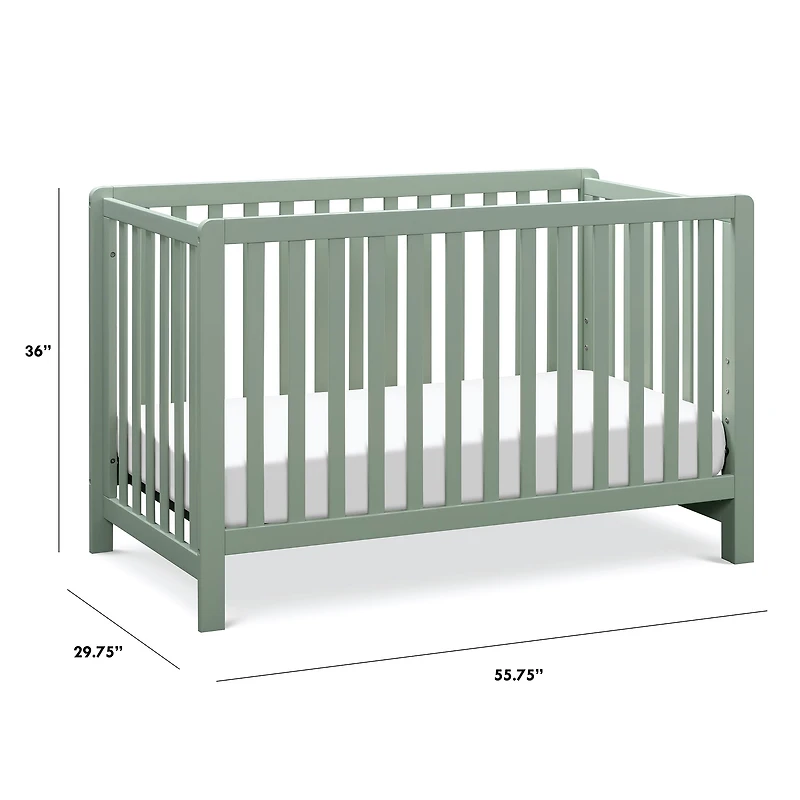 Colby 4-in-1 Convertible Crib - Sage