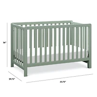 Colby 4-in-1 Convertible Crib - Sage