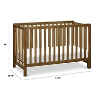Colby 4-in-1 Convertible Crib - Walnut
