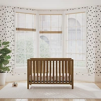 Colby 4-in-1 Convertible Crib - Walnut