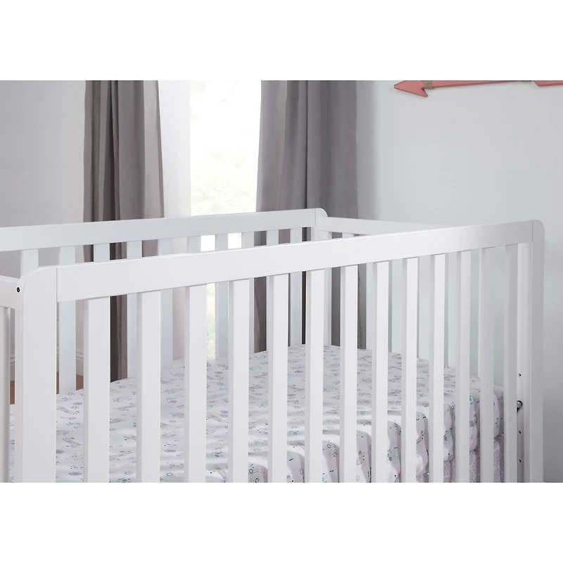 Colby 4-in-1 Convertible Crib - White Finish