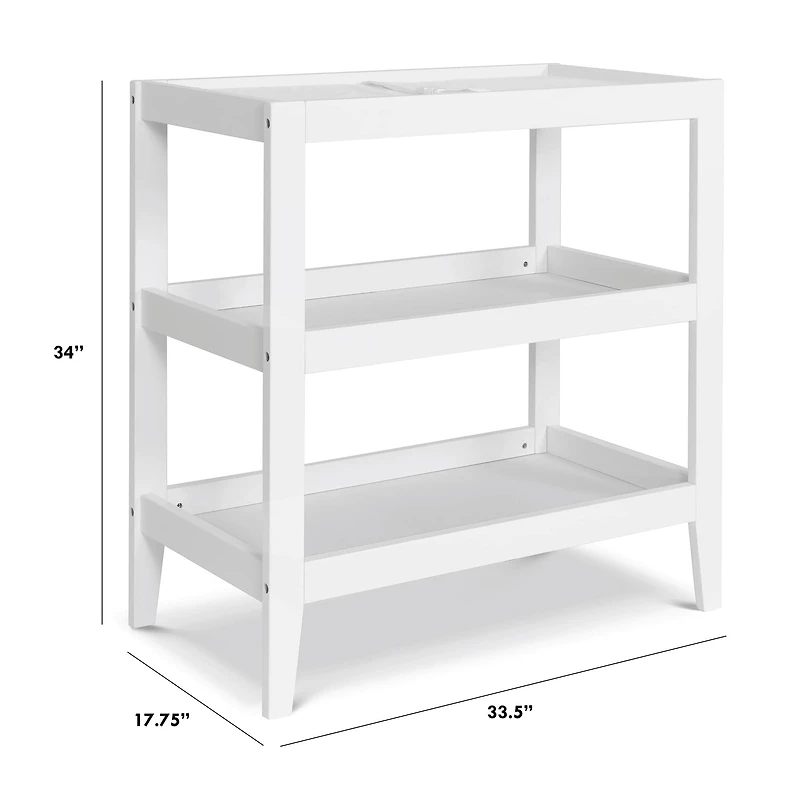 Colby Changing Table - White 